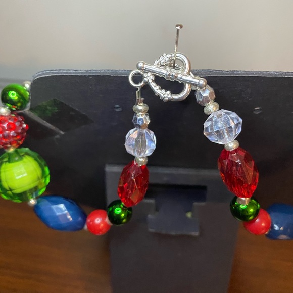 NWOT Handmade Nativity Chunky Beads Necklace - Picture 3 of 4